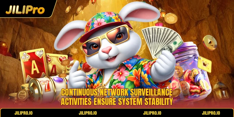 Continuous network surveillance activities ensure system stability