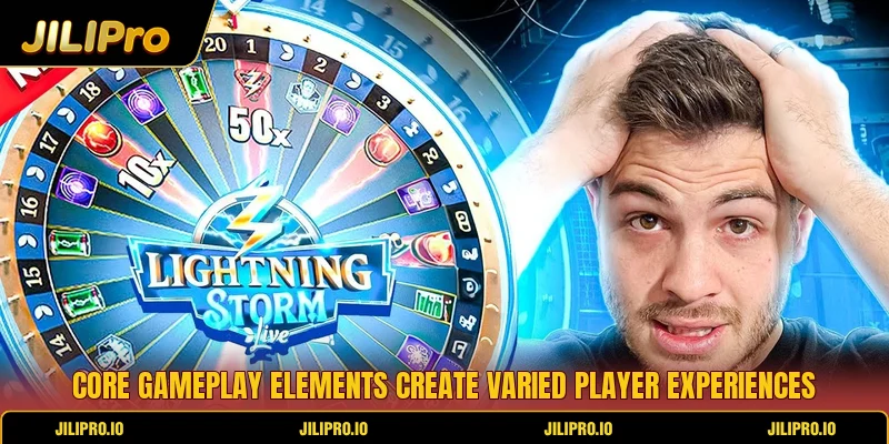 Core gameplay elements create varied player experiences