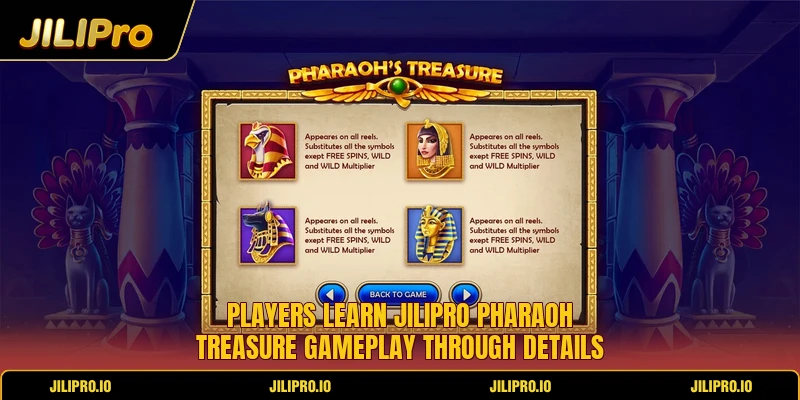 Players learn Jilipro Pharaoh Treasure gameplay through details Players learn Jilipro Pharaoh Treasure gameplay through details