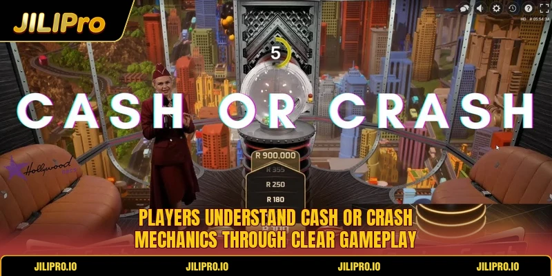 Players understand cash or crash mechanics through clear gameplay Players understand cash or crash mechanics through clear gameplay