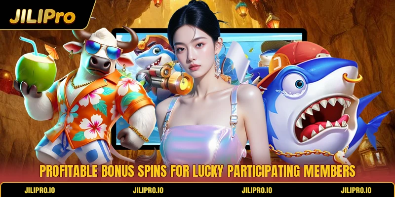 Profitable bonus spins for lucky participating members