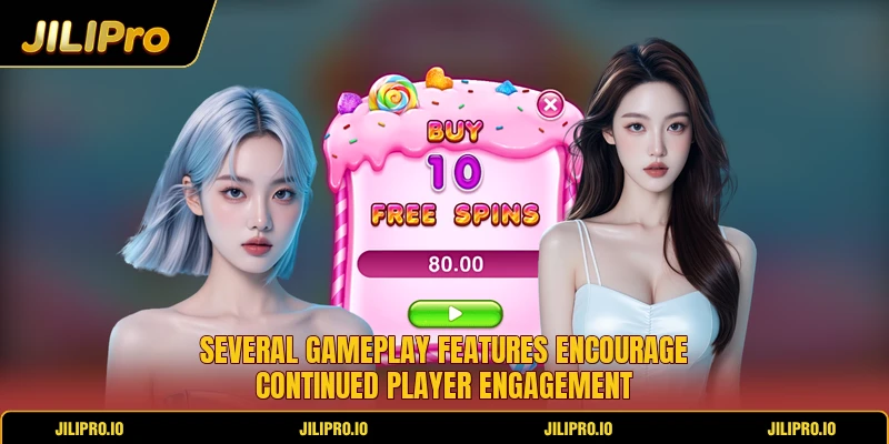 Several gameplay features encourage continued player engagement