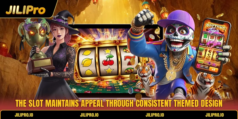 The slot maintains appeal through consistent themed design The slot maintains appeal through consistent themed design